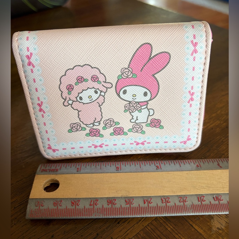 Pink Sanrio My Melody Compact Wallet